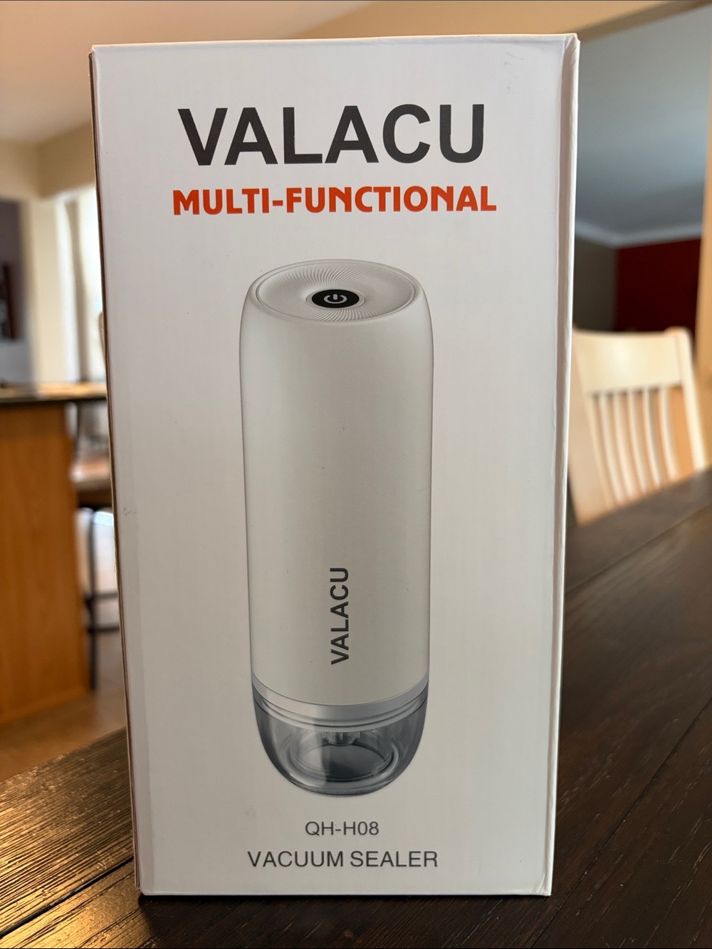 White Multi-Functional Vacuum Sealer - Compact Food Storage